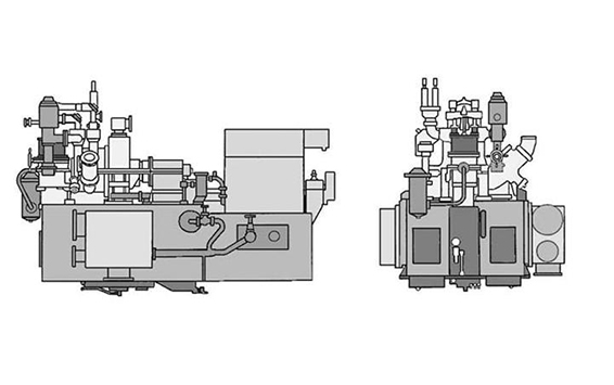 Block turbogenerator P 0.6-13/6