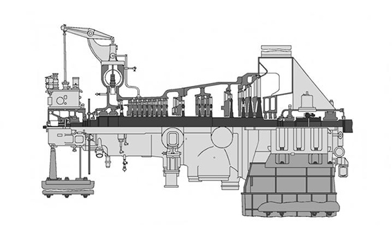 Steam turbine P-6-1.2/0.5