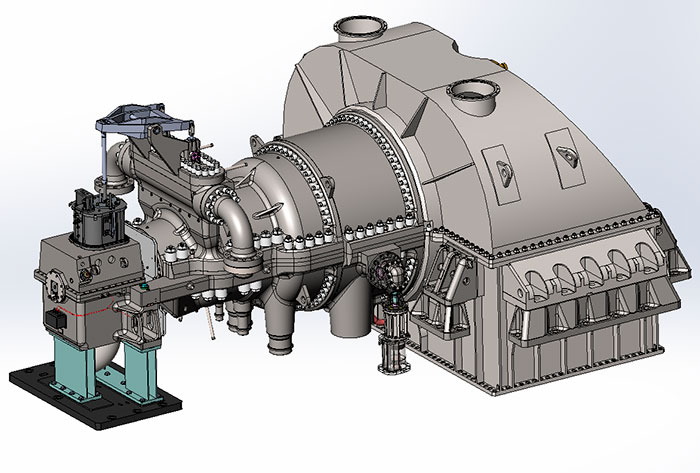 Steam turbine T-54/66-8.8